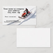 Snowmobile Visitekaartje (Voorkant / Achterkant)