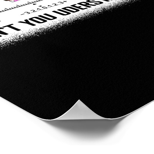 Snowmobile - Volg me niet grappig Gezegde motor Poster (Hoek)