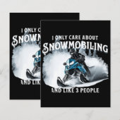 Snowmobilen Grappige Snowmobile (Voorkant / Achterkant)