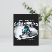 Snowmobilen Grappige Snowmobile (Staand voorkant)