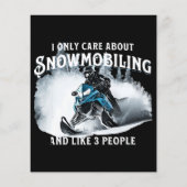 Snowmobilen Grappige Snowmobile (Achterkant)