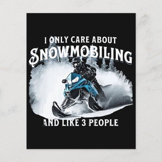 Snowmobilen Grappige Snowmobile (Voorkant)