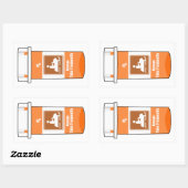 Snowmobilen Is Mijn Drug Rechthoekige Sticker (Vel)