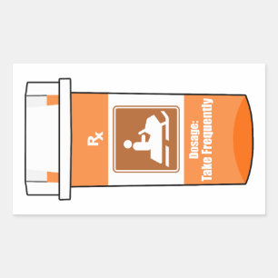 Snowmobilen Is Mijn Drug Rechthoekige Sticker