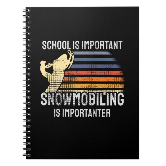 Snowmobilen Snowmobile Notitieboek (Voorkant)