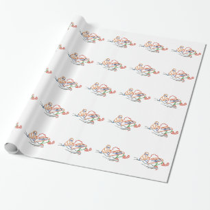 Snowmobiler-overzicht Cadeaupapier