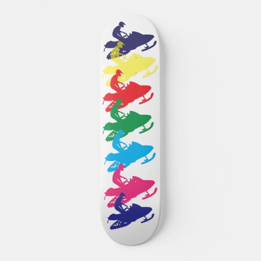 Snowmobiler/Ride het hard! Persoonlijk Skateboard (Voorkant)