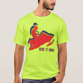 Snowmobiler/Ride het hard! T-shirt (Voorkant)