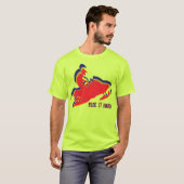 Snowmobiler/Ride het hard! T-shirt (Voorkant volledig)
