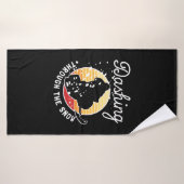 Snowmobiling - Dashing Through The Snow Badhanddoek (Badhanddoek)