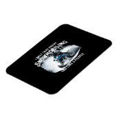 Snowmobiling Grappige Sneeuwscooter Snowmobiling G Magneet (Linkerzijde)