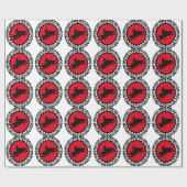 SNOWMOBILING IN WISCONSIN CADEAUPAPIER (Vlak)