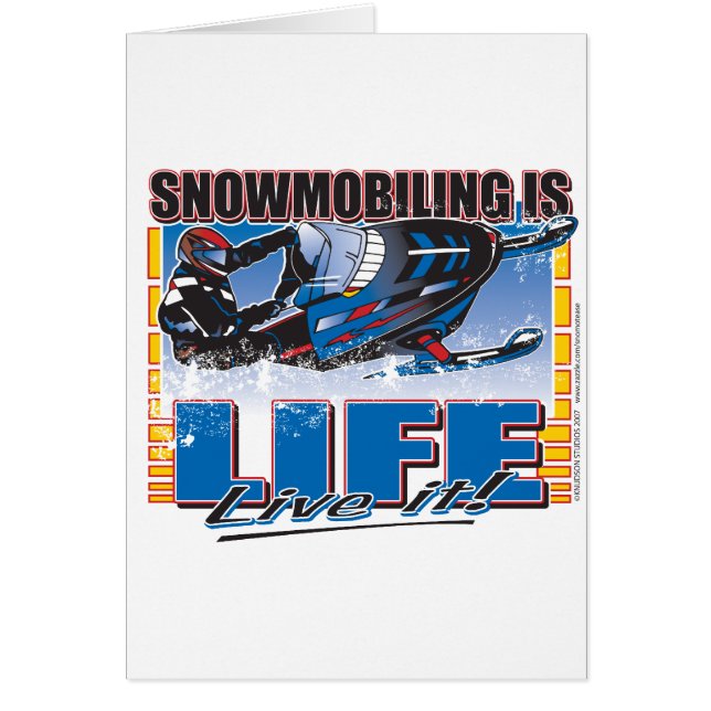 SNOWMOBILING-IS-LIFE-Zazz (Voorkant)