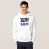 SNOWMOBILING-IS-LIFE-Zazz Hoodie (Voorkant volledig)