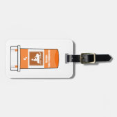 Snowmobiling Is My Drug Bagagelabel (Voorkant horizontaal)