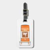 Snowmobiling Is My Drug Bagagelabel (Voorkant verticaal)