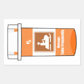 Snowmobiling Is My Drug Rechthoekige Sticker (Voorkant)