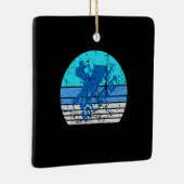 Snowmobiling Keramisch Ornament (Rechts)