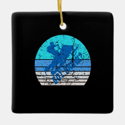 Snowmobiling Keramisch Ornament (Voorkant)