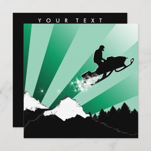 Snowmobiling: Pthalo Powder Trail Kaart (Voorkant / Achterkant)