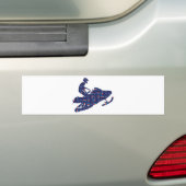 Snowmobiling/Shooting-Star-Slee Bumpersticker (Op auto)