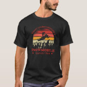 Snowmobiling Snow Motorcycle Born 1964 Birthday Sn T-shirt (Voorkant)