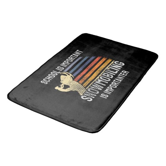 Snowmobiling Snowmobile Badmat (Gekanteld)