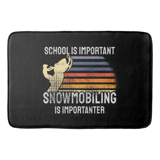 Snowmobiling Snowmobile Badmat (Voorkant)