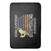 Snowmobiling Snowmobile Badmat (Voorkant Verticaal)