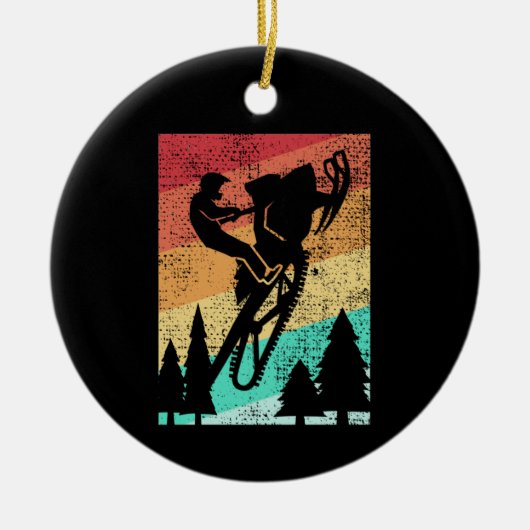 Snowmobiling Snowmobilie Keramisch Ornament (Voorkant)