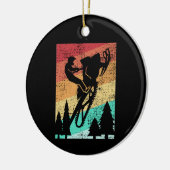 Snowmobiling Snowmobilie Keramisch Ornament (Links)