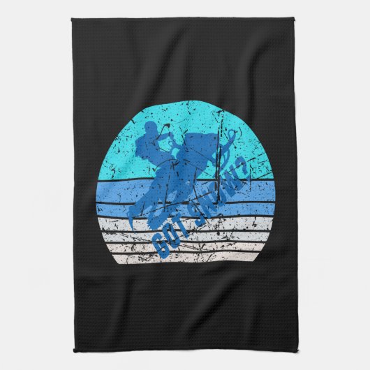  Snowmobiling Theedoek (Verticaal)