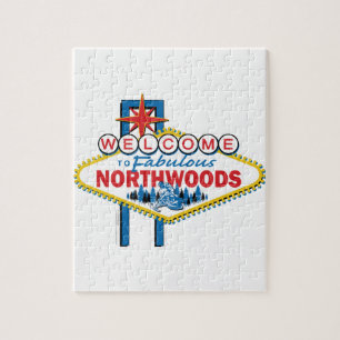 Snowmobiling/Welkom in de Fabulous Northwood Legpuzzel
