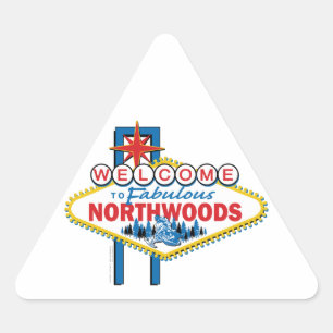 Snowmobiling/Welkom in de Fabulous Northwood Sticker