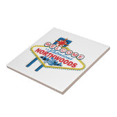 Snowmobiling/Welkom in de Fabulous Northwood Tegeltje (Zijkant)