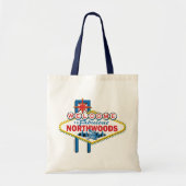 Snowmobiling/Welkom in het noordbos Tote Bag (Voorkant)