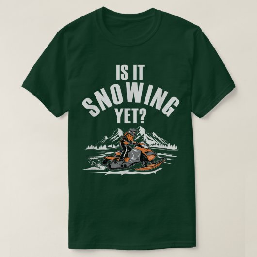 Snowmobiling Winter Snow Machine  Snowmobiler Snow T-shirt (Design voorkant)