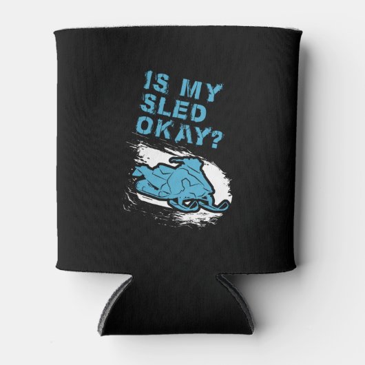 SnowMobing Snowmobile Blikjeskoeler (Voorkant)