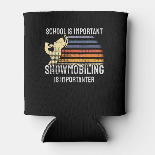 SnowMobing Snowmobile Blikjeskoeler (Voorkant)