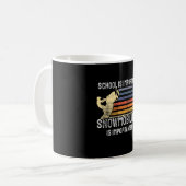 SnowMobing Snowmobile Koffiemok (Voorkant links)