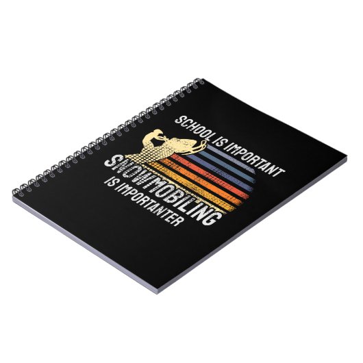 SnowMobing Snowmobile Notitieboek (Linkerzijde)