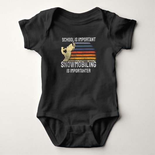 SnowMobing Snowmobile Romper (Voorkant)