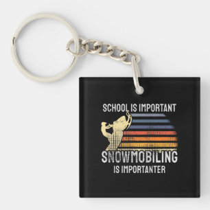 SnowMobing Snowmobile Sleutelhanger