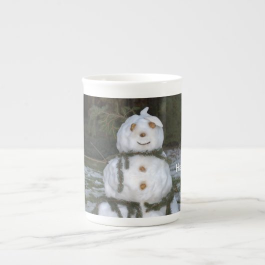 Snownan Dpress Up Bone China Mok (Voorkant)