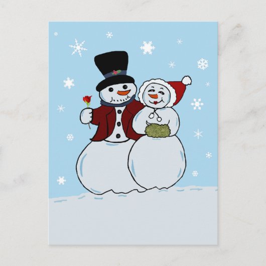 Snowpaar Briefkaart (Voorkant)