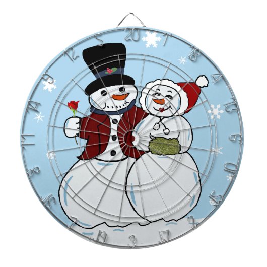 Snowpaar Dartbord (Voorkant)