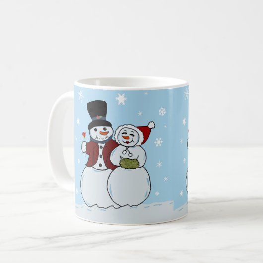 Snowpaar Koffiemok (Voorkant links)