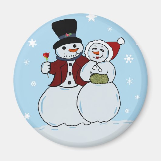 Snowpaar Magneet (Voorkant)