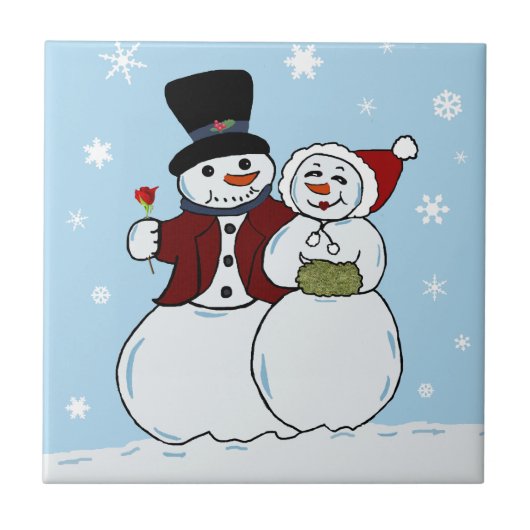 Snowpaar Tegeltje (Voorkant)