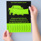 Snowpend Bedrijfs brochure met de Scheur van Strip (Hand)